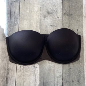 Spanx strapless black bra